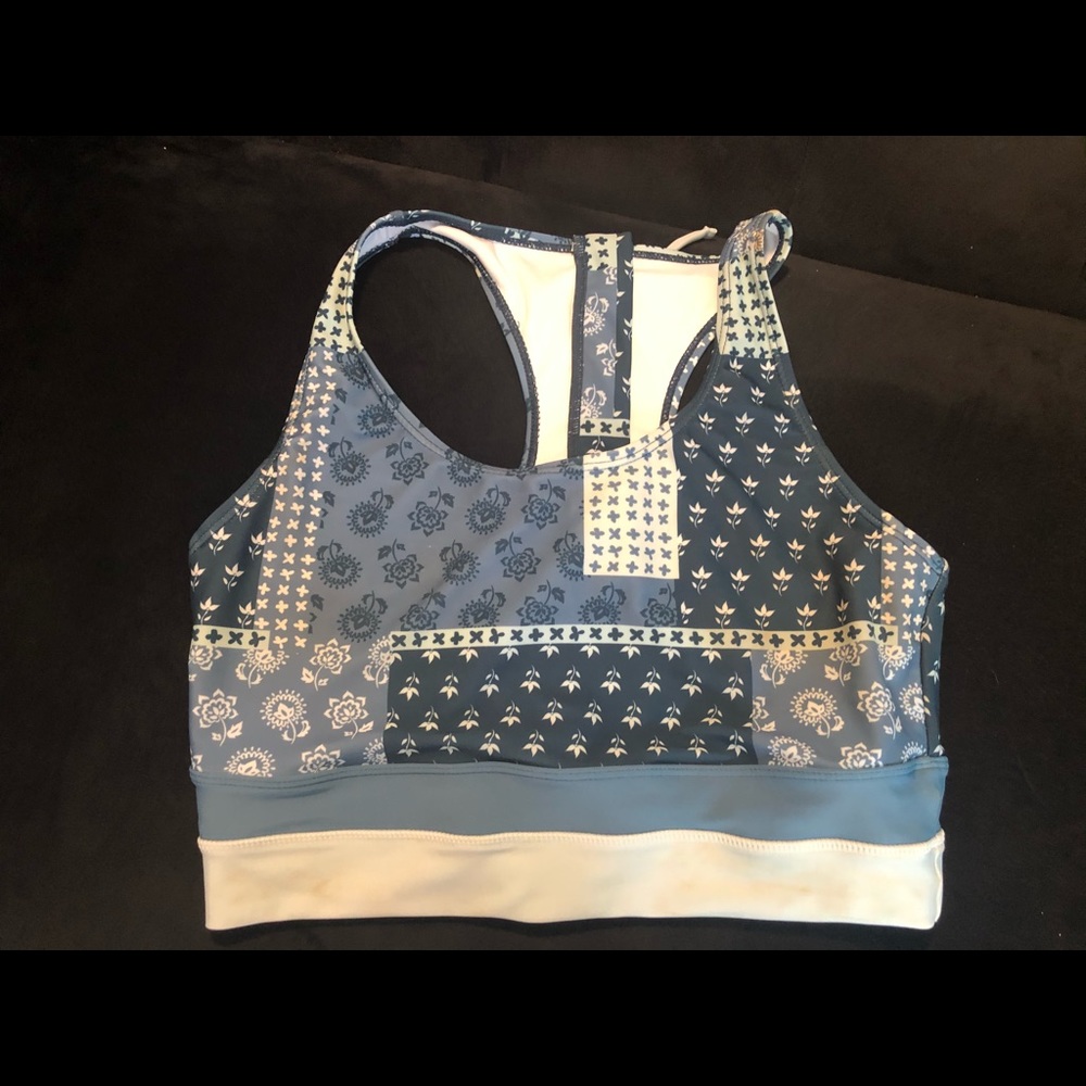 Nani swimwear denim color block top